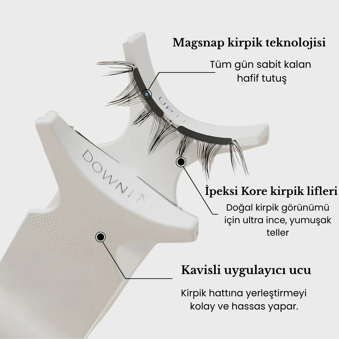 Manyetik Takma Kirpik Seti (Ücretsiz Uygulayıcı ile)